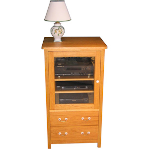 Portland Upright Home Theater Cabinet